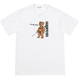 Men T-shirts 21SS Not Sorry Tee Spoof Bear Loose Short Sleeve Crew Neck T-Shirt