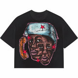 Street Unisex T-shirt Y2K Style Hip Hop Loose Tee