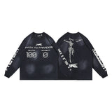 Hellstar long-sleeve T-shirt autumn, loose long-sleeve T-shirt