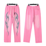 Hellstar Hoodie & Pants Wash Water Make Old Hoodies Sweater Trousers