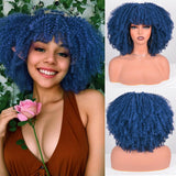 Women's Wigs Short Afro Curly Wig