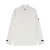 C.e sweatshirt fall and winter c.e half turtleneck nylon thread embroidered bottom shirt