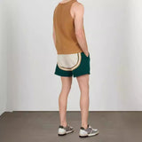 Rhude Shorts Striped Color Matching Tether Shorts
