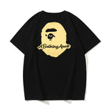 Bathing Ape T Shirt Summer Star Letter Bronzing Ape Man Print Short Sleeve T-Shirt