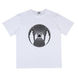 C.e t shirts creative geometric pattern round neck pullover short sleeve for men and women