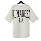 Palm Angels T Shirts Alphabet Slogan Printed Short Sleeve T-Shirt