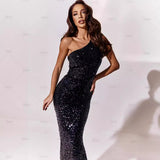 Women Party Dress Elegant One-Shoulder Dress (Ss0416)
