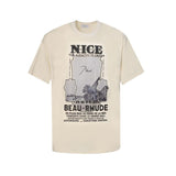 Rhude T Shirt Geometric Print Short Sleeve T-Shirt