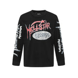 Hellstar long-sleeve T-shirt graffiti portrait print loose version casual long sleeve