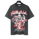 Hellstar T Shirt Summer, Loose Short Sleeve T-Shirt