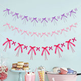 Themed Party Supplies 40pcs Handmade Heart Tulle Bows – Small Bow Accessories for Girls’ Birthday Party Decorations