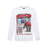 Hellstar long-sleeve T-shirt graffiti portrait print loose version casual long sleeve