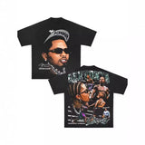 Street Unisex T-shirt Rap Hip Hop Street T-shirt