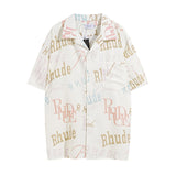 Rhude T Shirt Casual Short Sleeve Shirt