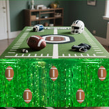 Themed Party Supplies American Football Fringe Table Skirt – Kids Birthday Party Table Decoration