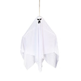 Halloween flag hanging ornaments Halloween White Ghost Hanging Decoration – Haunted House Horror Prop