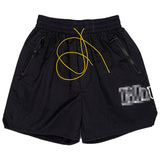 Rhude Shorts3M Reflective Letter Print Tether Elastic Casual Beach Shorts