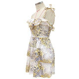 Women Dresses Flirty and Feminine: Women's Leisure Dress with Charming Floral Print