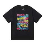 Purple Brand T Shirts Purple Micro Label Letter Pattern Printed Short Sleeve T-Shirt