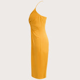 Women Dresses Elegant Fashion Cool Sexy Dress (HWFS0410)