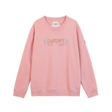 C.e sweatshirt spring & fall c.e pink balloon embroider round neck pullover sweatshirt