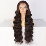 Women's Wigs Long Curly Lace 13 * 4 Fiber Wigs