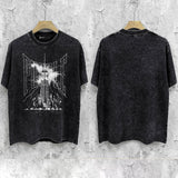 Purple Brand Distressed T Shirts Short Sleeve