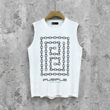 Purple Brand Tank T Shirts Sleeveless T-shirt Vest
