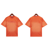Purple Brand T Shirts Purple Micro Label Spelling Letter Short Sleeve T-Shirt