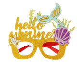 Themed Party Supplies Hawaiian Party Glasses – Fun Plastic Eyewear for Kids' Dance & Photo Props