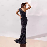 Women Party Dress Elegant One-Shoulder Dress (Ss0416)