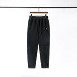 Bathing Ape Pants Autumn and Winter Ape Head Embroidered Label Men's Solid Color Trousers Casual Pants