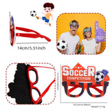Themed Party Supplies 2026 USA-Canada-Mexico World Cup Fan Glasses – Cheer & Party Photo Props