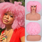 Women's Wigs Short Afro Curly Wig