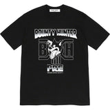Mens T-shirts 23FW BOUNTY HUNTER WOLF TEE Bounty Hunter Crew Neck Short Sleeve T-Shirt