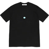 Mens T-shirts 21FW Sticker Tee Box Sticker Print Crew Neck Short Sleeve T-Shirt