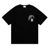 Rhude T Shirt Sunset Design Letter Print Short Sleeve T-Shirt