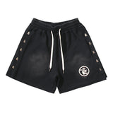 Hellstar Shorts Wash Black Old Casual Shorts Hot Pants