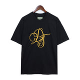 Denim Tears T Shirts Kapok Logo Badge Embroidered Short Sleeve T-shirt