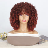 Women's Wigs Short Curly Afro Wig