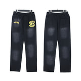 Hellstar JacketsHellstar Hoodie & Pants Wash Old Vintage Men's and Women's Loose Casual Sweater Sweatpants