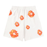 Denim Tears T Shirt ShortsFlame Short Sleeve T-shirt Sports Casual Shorts Suit (Options need to be purchased separately)