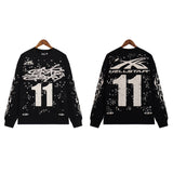 Hellstar Sweatshirt Autumn and Winter Crew Neck Loose