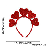 Themed Party Supplies Bachelorette Party Heart Headband – Valentine’s Day Love-Themed Bar Accessories