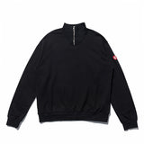 C.e. sweatshirt - autumn/winter collection - c.e. minimalist solid color high neck half-zip hoodie - wholesale