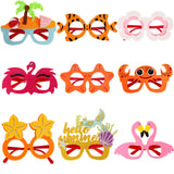 Themed Party Supplies Hawaiian Party Glasses – Fun Plastic Eyewear for Kids' Dance & Photo Props