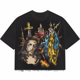 Street Unisex T-shirt Saint Jesus Cross