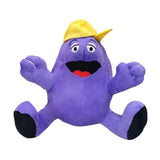 Plush Toys GRIMACE YELLOW HAT Milkshake Funny Purple Doll Plush Toy Doll