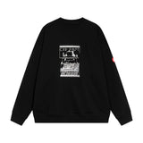 C.e sweatshirt letter pattern embroider round neck pullover for men and women