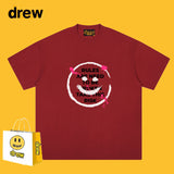 Drew T Shirts Short Sleeve Printed round Neck